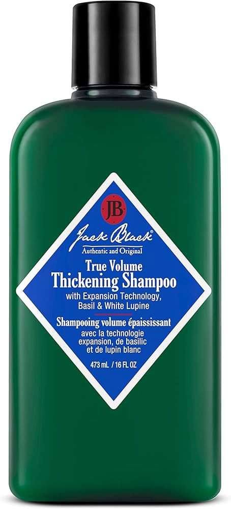 Jack Black True Volume Thickening Shampoo. – Expansion Technology, Basil & White Lupine – Thi... | Amazon (US)