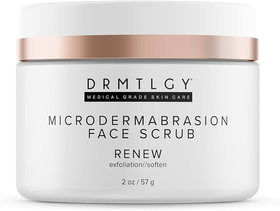 DRMTLGY Microdermabrasion Facial Scrub and Face Mask. Non-Abrasive Face Exfoliator Improves Acne ... | Amazon (US)