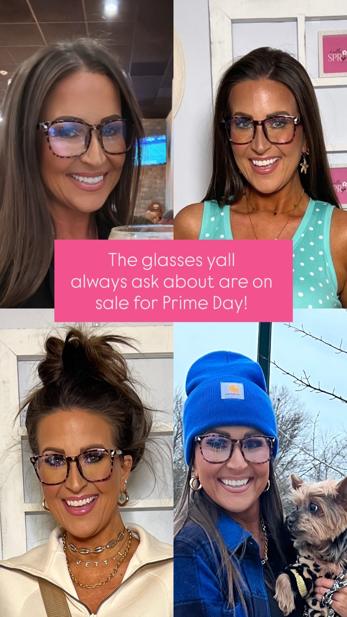 My favorite blue light glasses - I wear these a LOT. And always get compliments! 🤓

Amazon finds, Amazon fashion, Amazon deals 

#LTKSaleAlert #LTKFindsUnder100 #LTKFindsUnder50