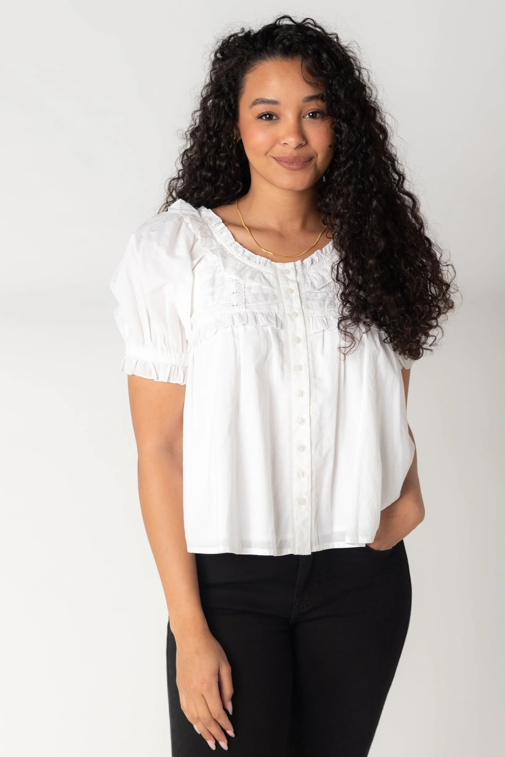 Citrus York Button Top | Called To Surf