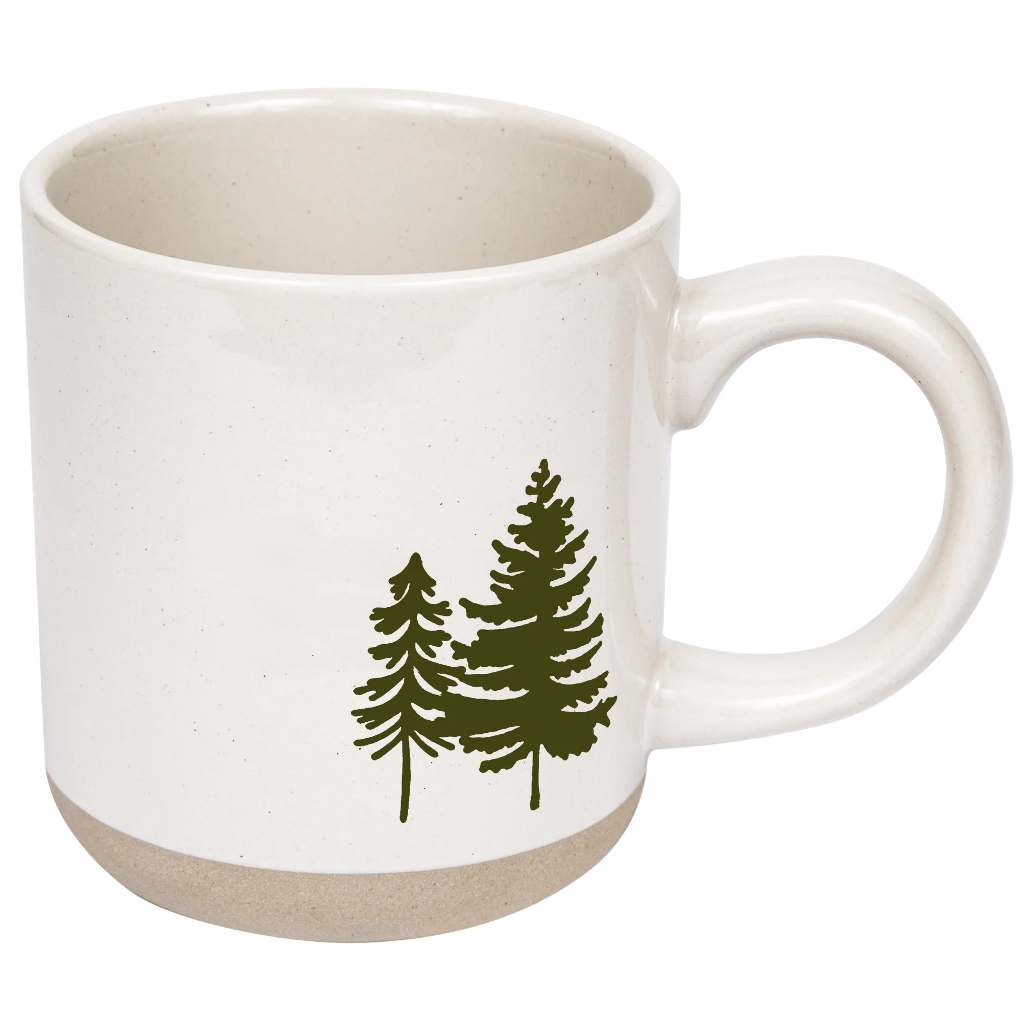 Green Trees Coffee Mug | Winter Coffee Mugs | Sweet Water Decor, LLC
