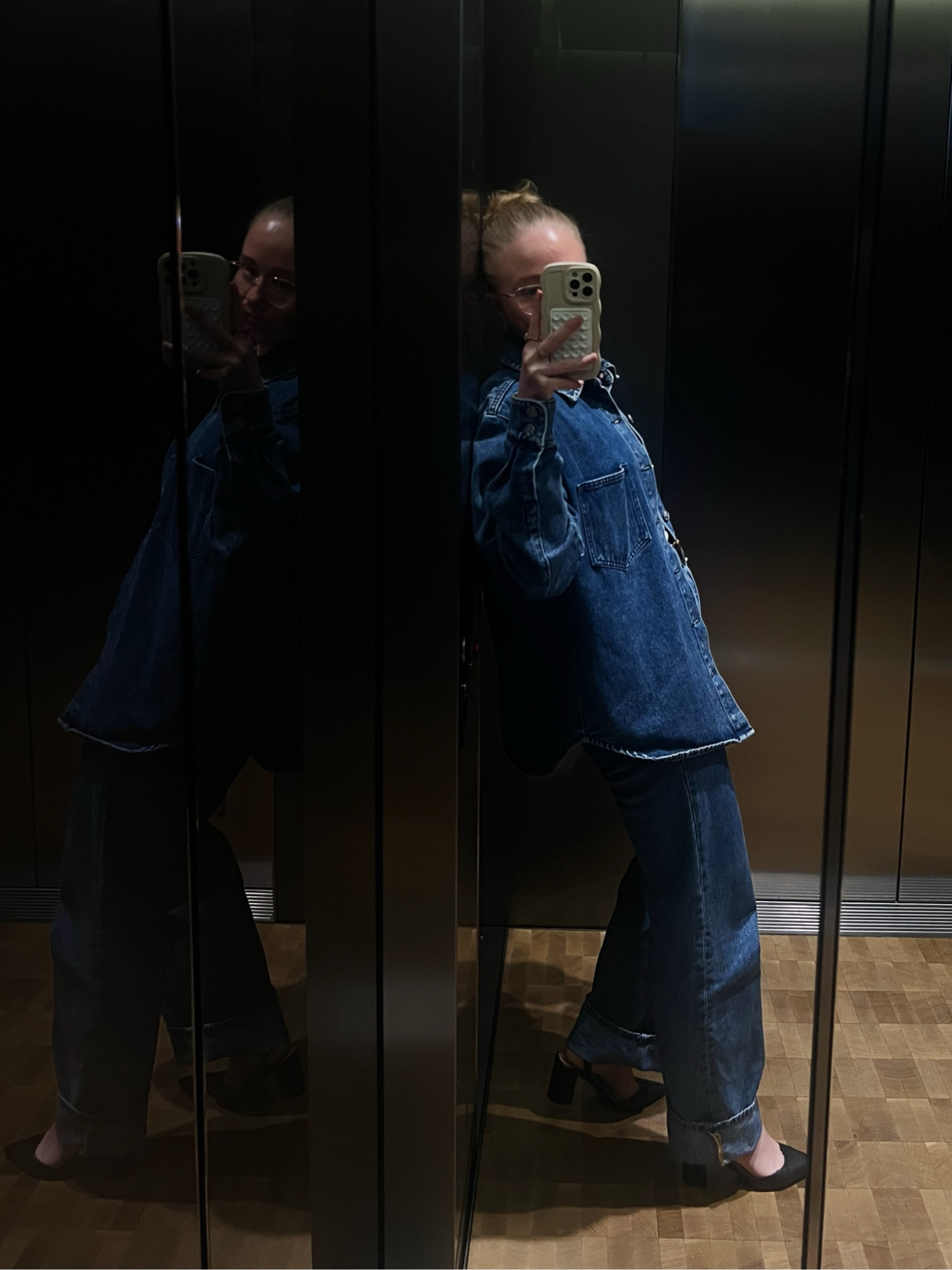A little double denim number today 

#LTKaustralia #LTKspring #LTKworkwear
