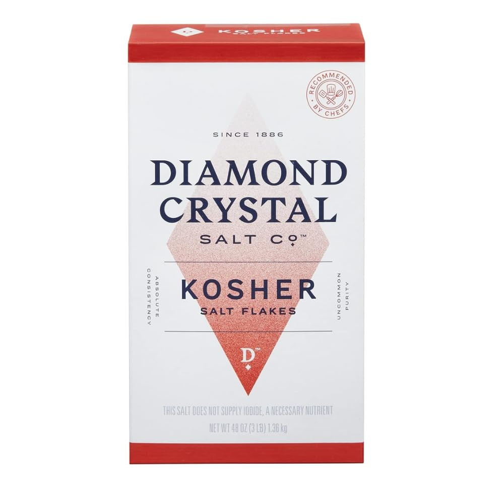 Diamond Crystal Kosher Salt – Full Flavor, No Additives - Pure and Natural Since 1886-3 Pound (... | Amazon (US)