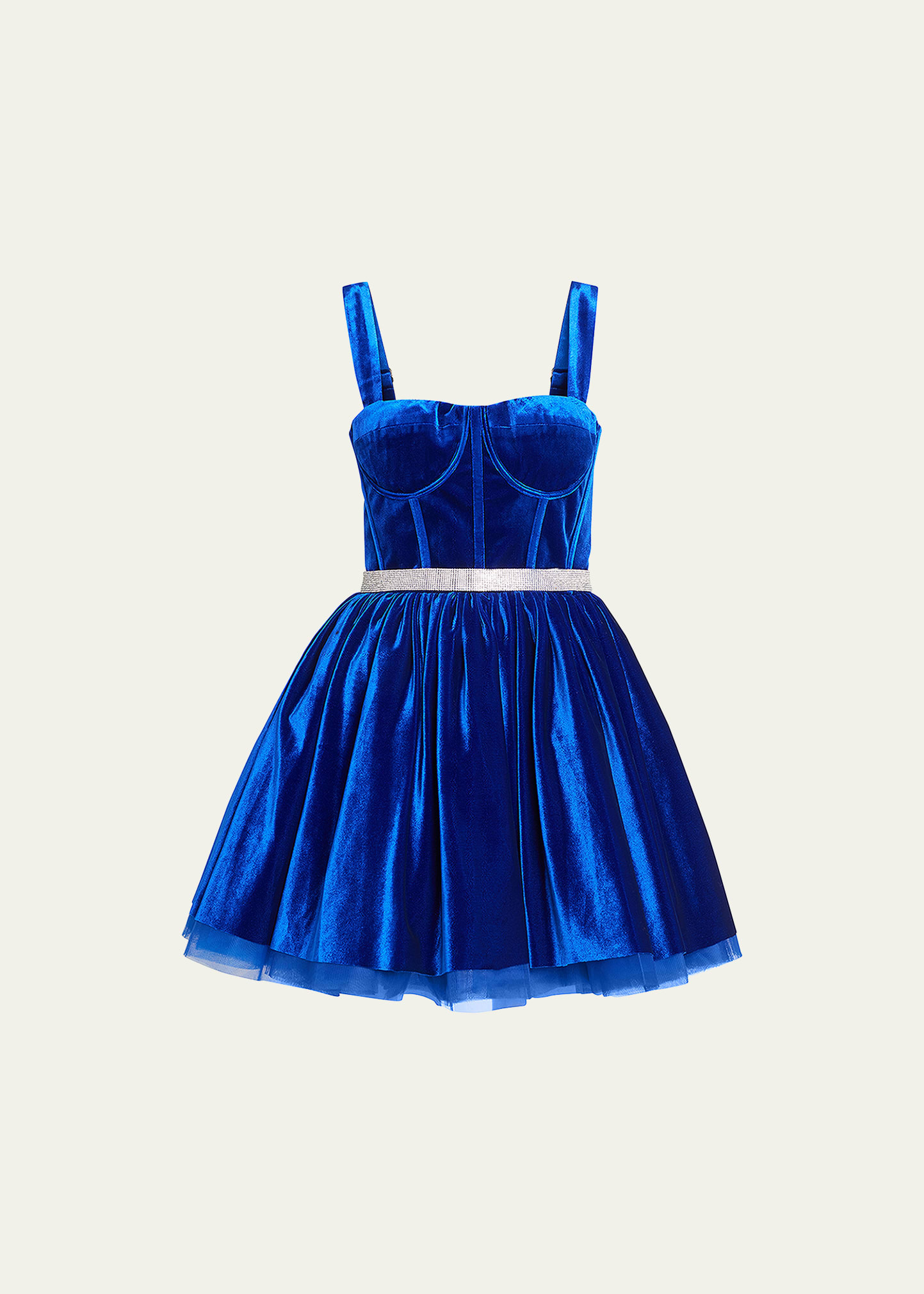 Bronx and Banco Mademoiselle Embellished Velvet Mini Dress | Bergdorf Goodman