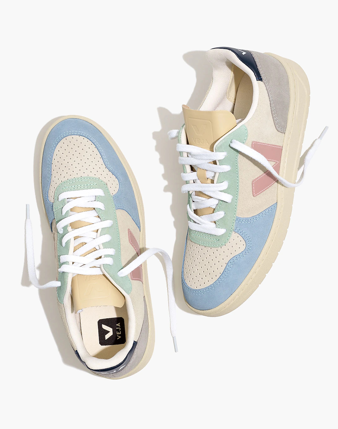 Veja&trade; Suede V-10 Sneakers in Blue | Madewell