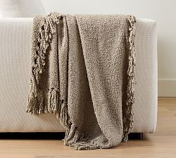 Dreamy Handwoven Fringe Throw | Pottery Barn (US)