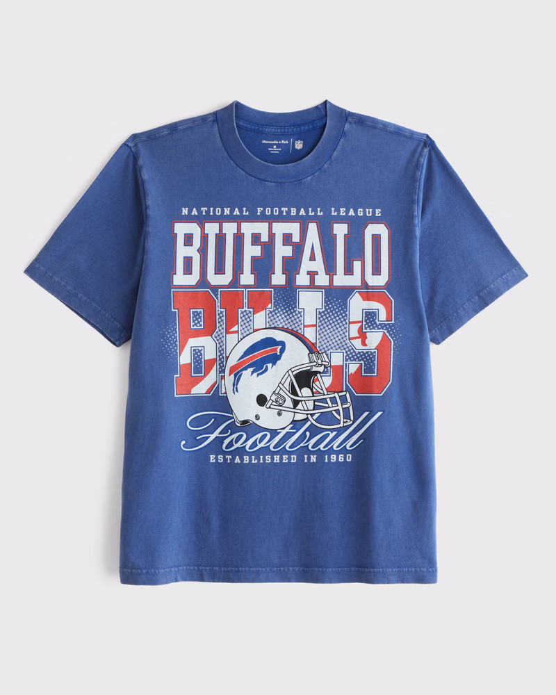 Buffalo Bills Vintage-Inspired Graphic Tee | Abercrombie & Fitch (US)