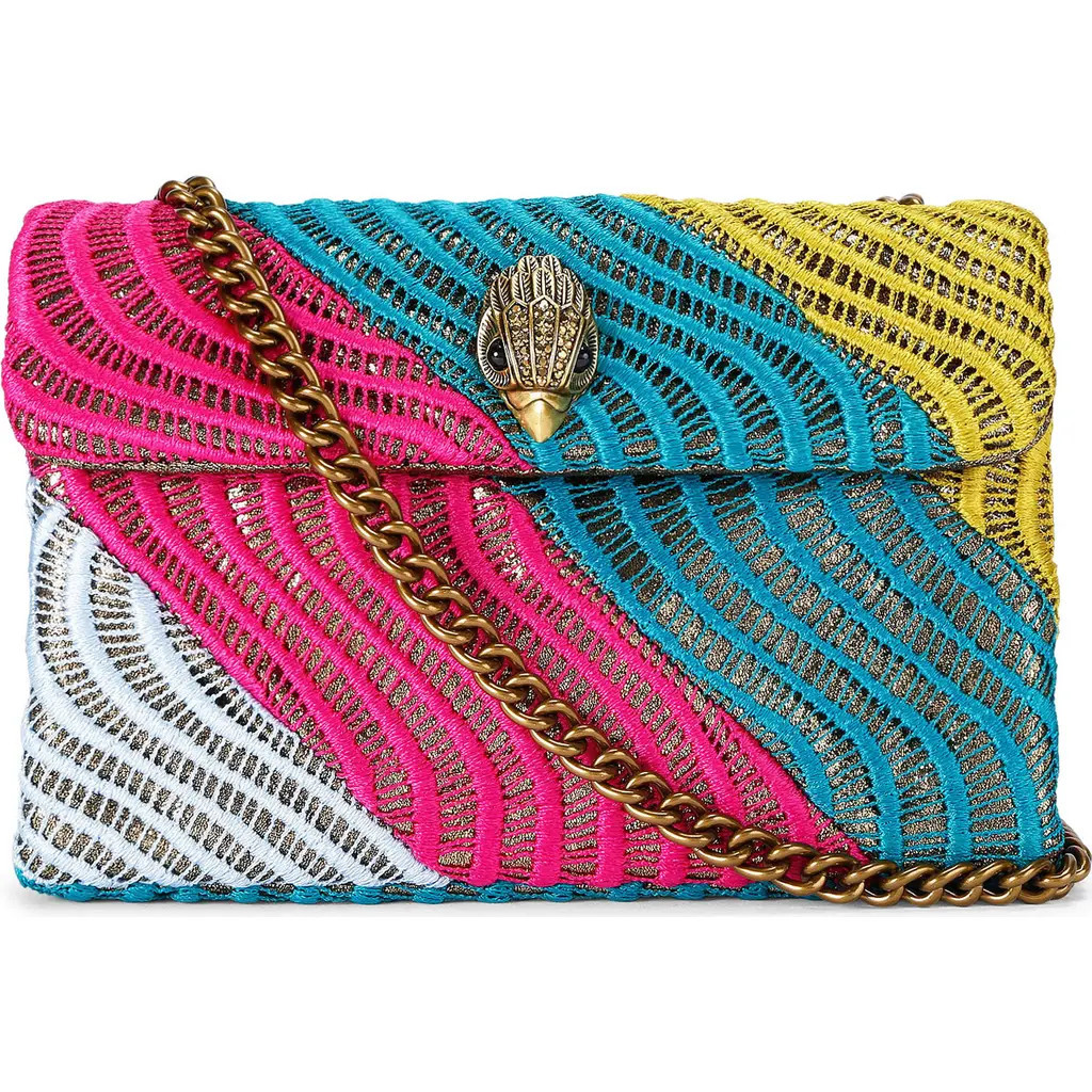 Kurt Geiger London Medium Kensington Convertible Shoulder Bag in Pink Multi at Nordstrom Rack | Nordstrom Rack