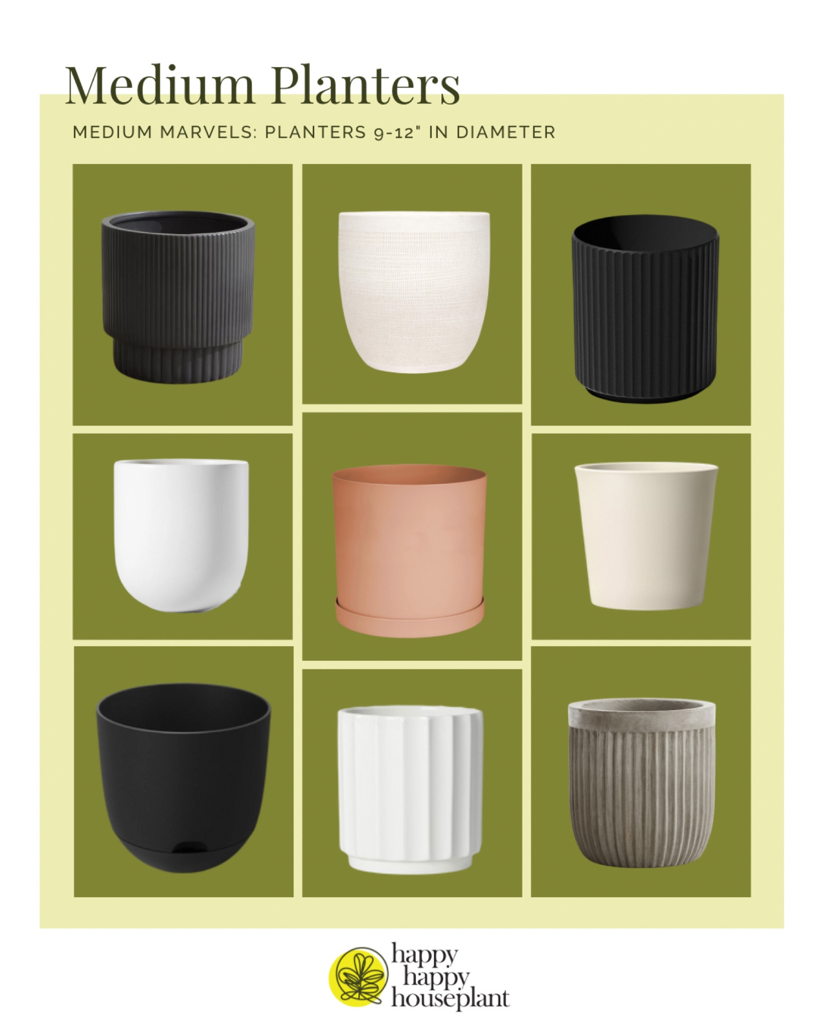 Medium planter roundup! These pots are perfect for any spot - whether it’s perched on a table or adding flair to the floor. And of course they’ve all got drainage holes, so your plants stay happy!

#LTKhome #LTKSeasonal #LTKstyletip