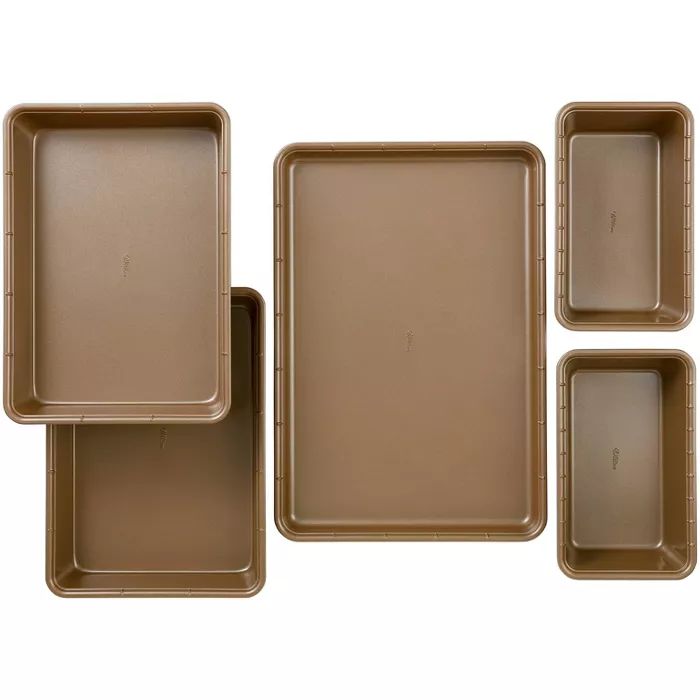 Wilton 5pc Ceramic Coated Non-Stick Bakeware Set | Target