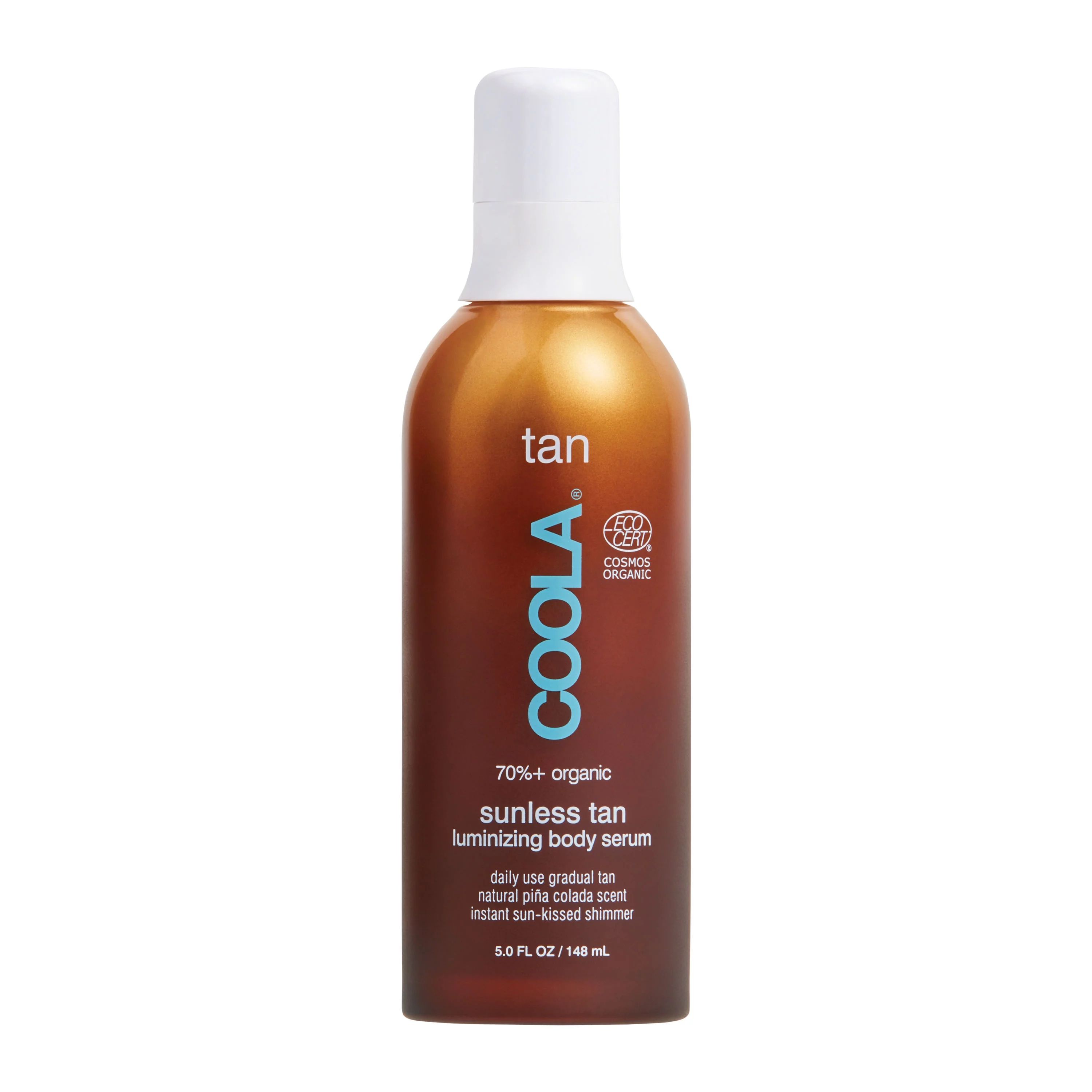 COOLA Organic Sunless Tanner Serum, Self Tan Luminizing Body Serum, Piña Colada, 5 fl oz - Walma... | Walmart (US)