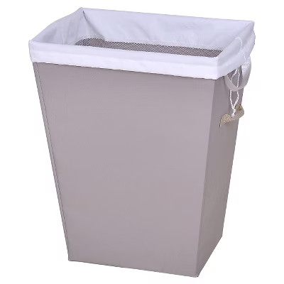 Laundry Hamper with Lift Liner Gray - Room Essentials™ | Target
