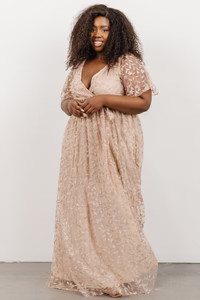 Marseille Embossed Maxi Dress | Baltic Born