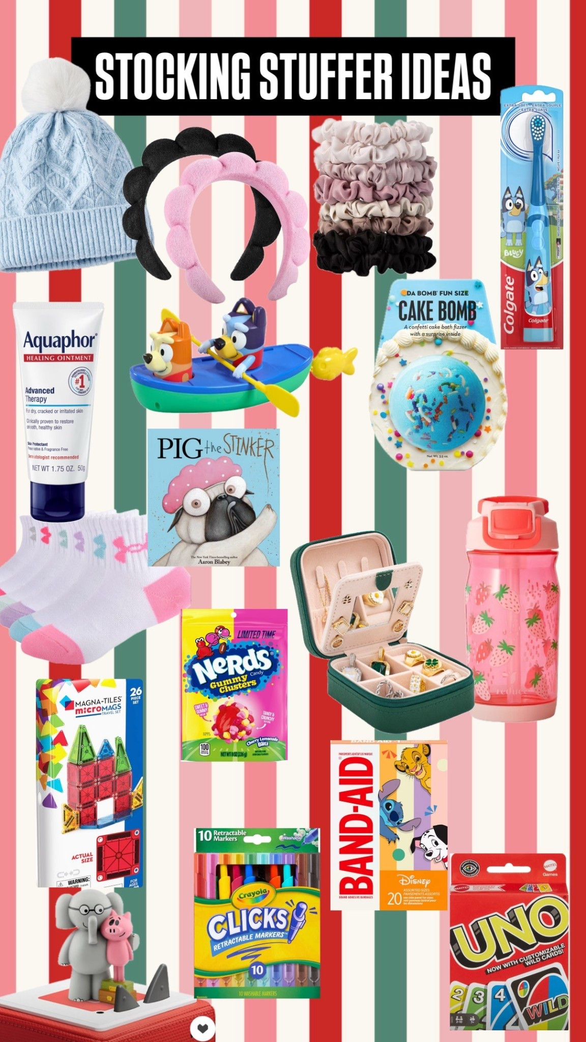 making stocking stuffers inexpensive but also useful! things they need!! 