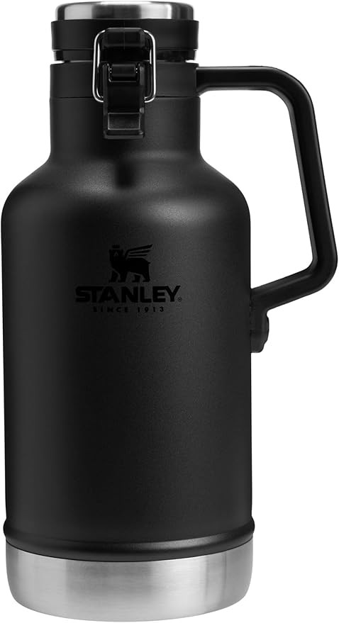 Stanley Classic Easy-Pour Growler 64 oz | Keeps Beer Cold or Coffee Hot | Leakproof Steel Lined L... | Amazon (US)