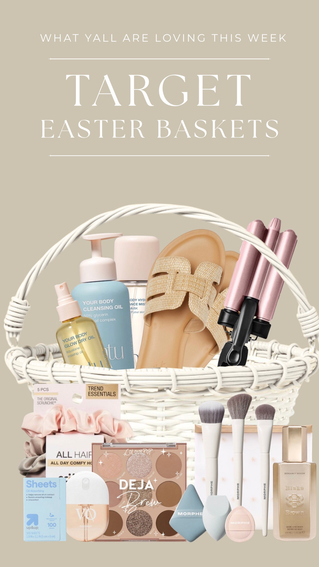  Putting together the cutest Easter baskets this year with some sweet self-care and beauty finds from Target. Think pretty makeup, fun hair accessories, and little feel-good treats that make a basket feel extra special. It’s such an easy way to create something thoughtful and fun without overthinking it. Soft spring colors, cute packaging, and a few beauty favorites go such a long way. ✨🐣

• •
Target finds, Easter basket ideas, self care goodies, beauty finds, makeup favorites, hair accessories, spring gifting, affordable beauty, Easter basket inspo

 

#LTKSeasonal #LTKSpringSale #LTKBeauty
