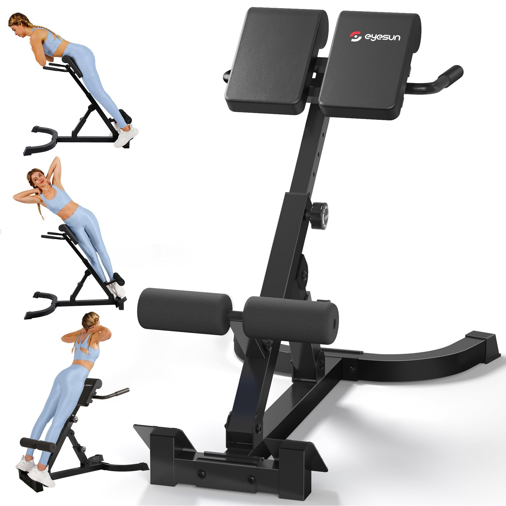 Roman Chair,Foldable Back Extension Machine,Adjustable Ab Back Extension Machine,Core Strength Tr... | Amazon (US)