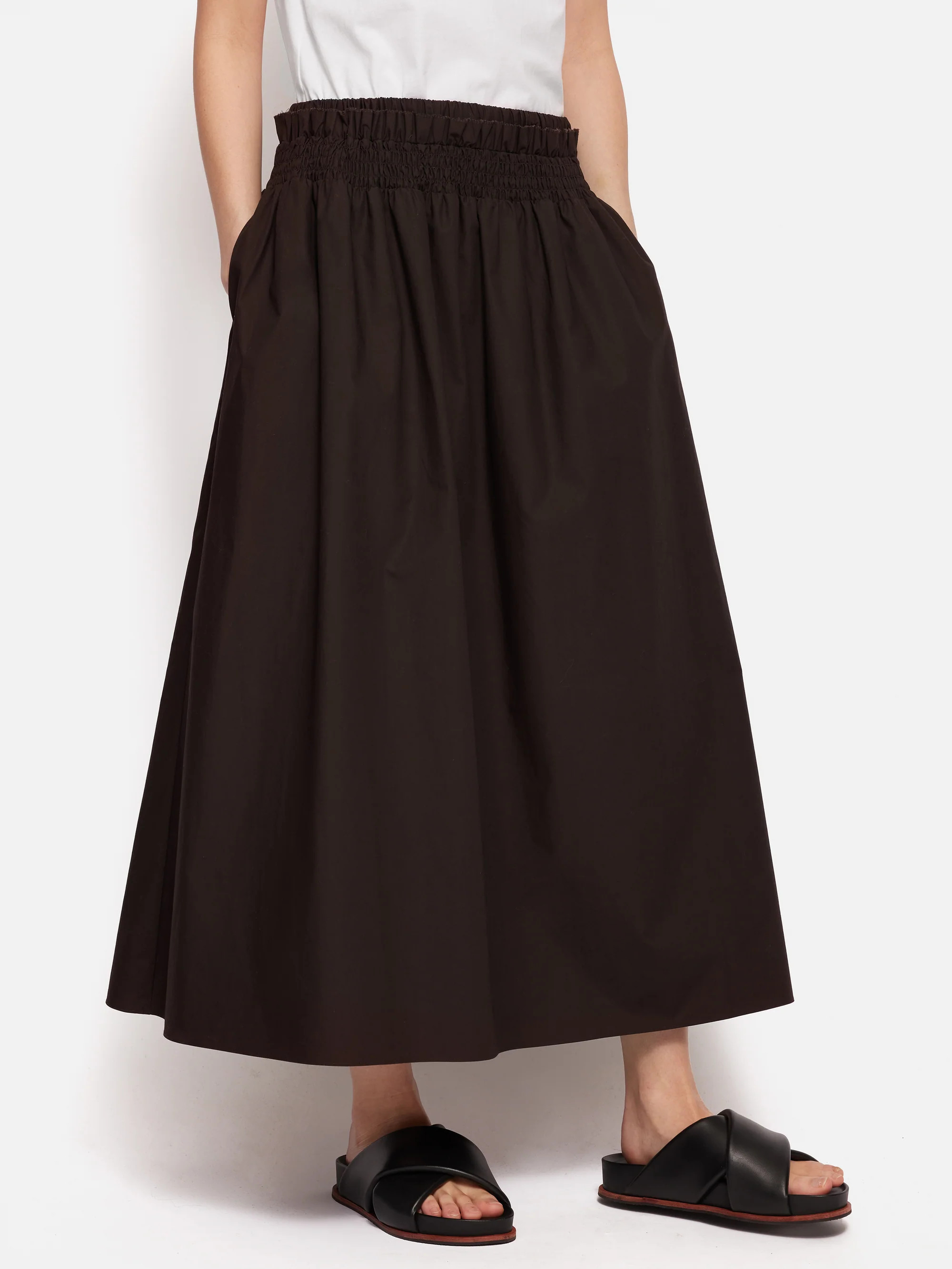 Cotton Poplin Skirt | Jigsaw (UK)