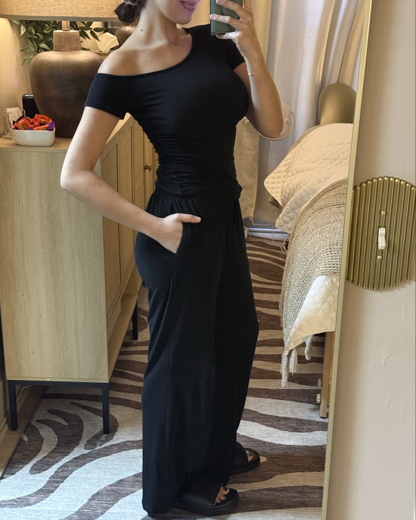 another matching set 🖤 loved this one so much I had to get it in black! So soft and stretchy

medium

#LTKFindsUnder50