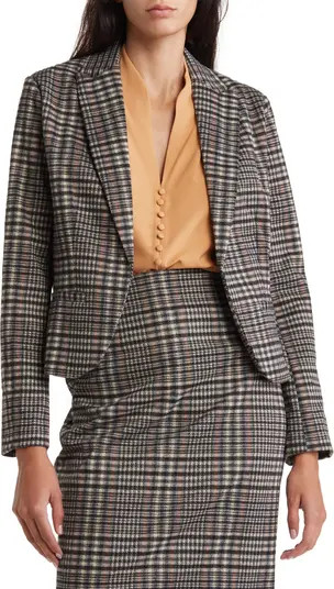 Plaid Notch Lapel Blazer | Nordstrom Rack