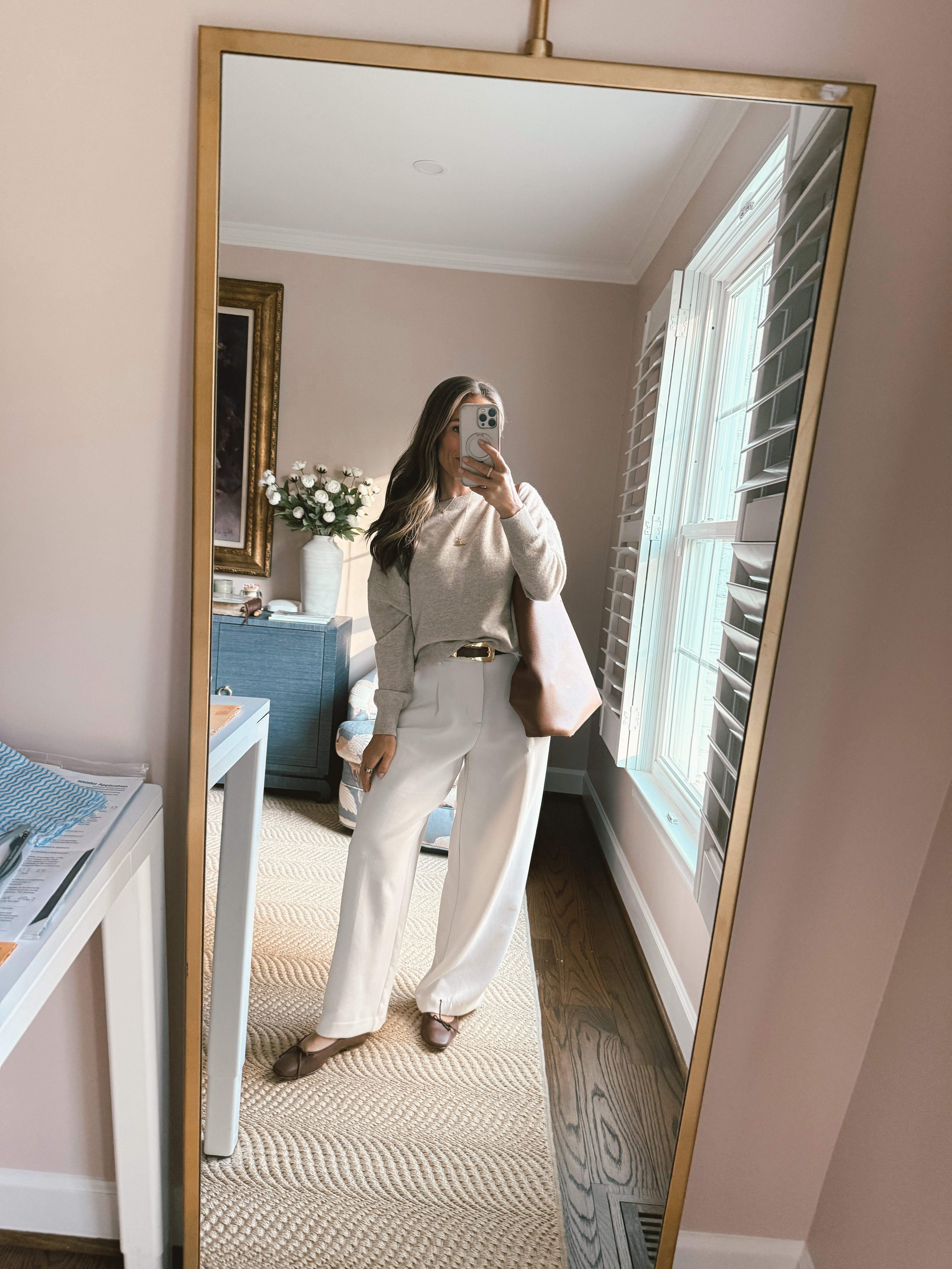 What I wore to a philanthropy meeting! These are the most flattering and most affordable trousers I own. Everything runs TTS 

 #LTKootd #LTKWorkwear