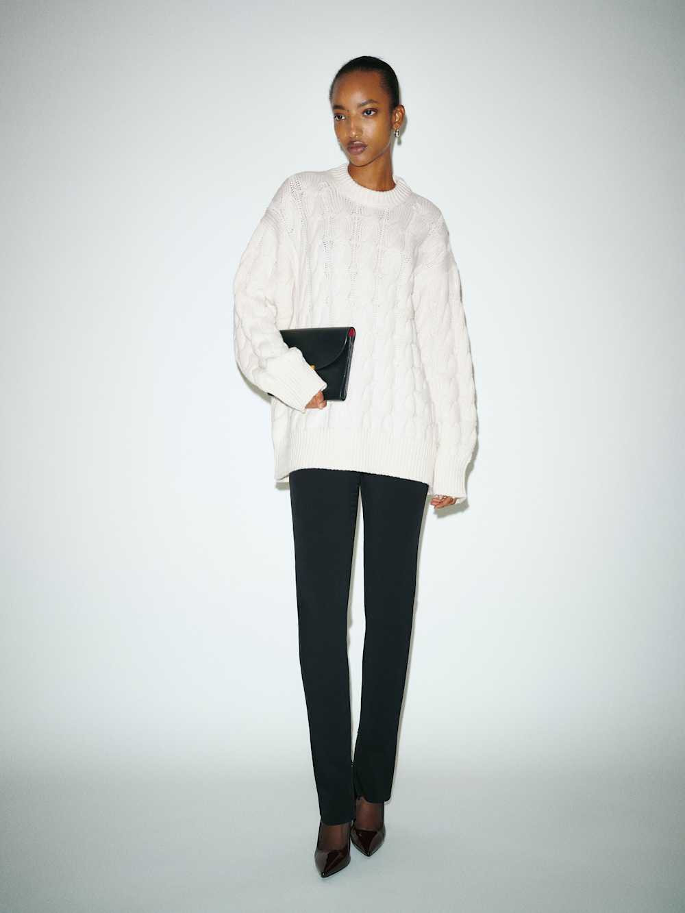 Jo Regenerative Wool Oversized Crew | Reformation (Global)