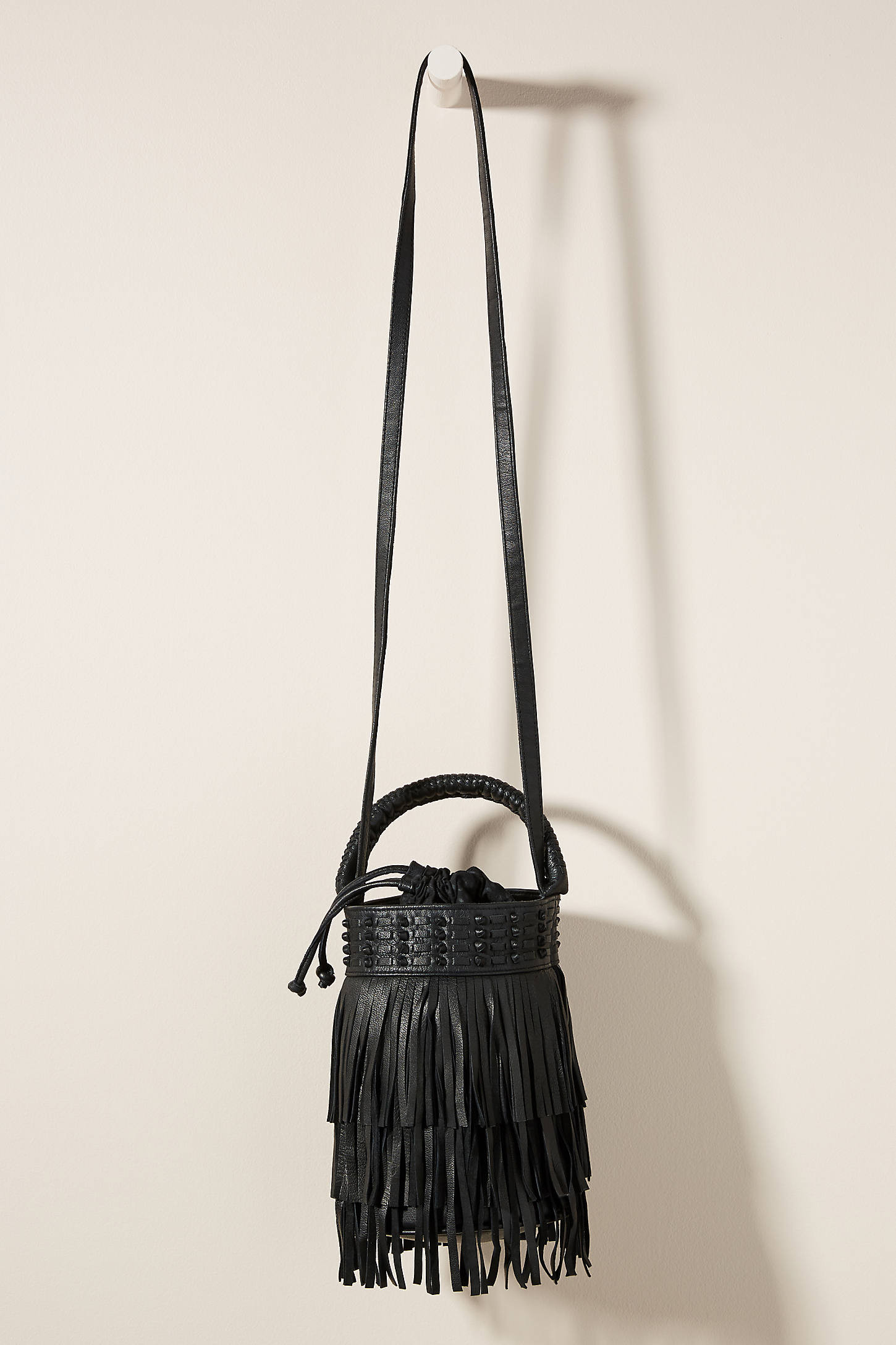 Cleobella Scarlet Fringed Bucket Bag | Anthropologie (US)