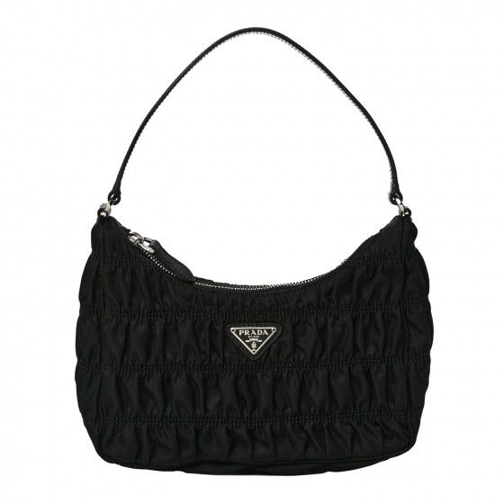 PRADA

Tessuto Nylon Gaufre Shoulder Bag Black | Fashionphile