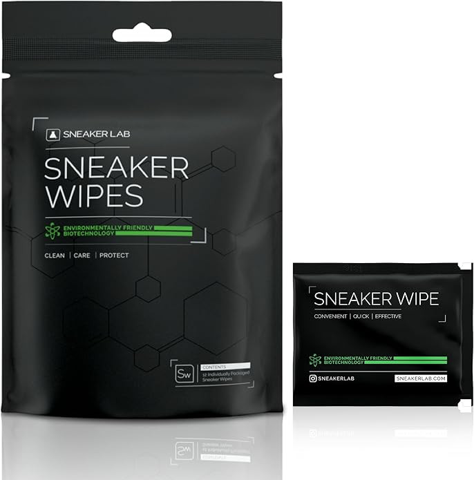 SNEAKER LAB Premium All Purpose Shoe Cleaner Wipes - Safe to Use On Leather, Canvas, Mesh & Vario... | Amazon (US)