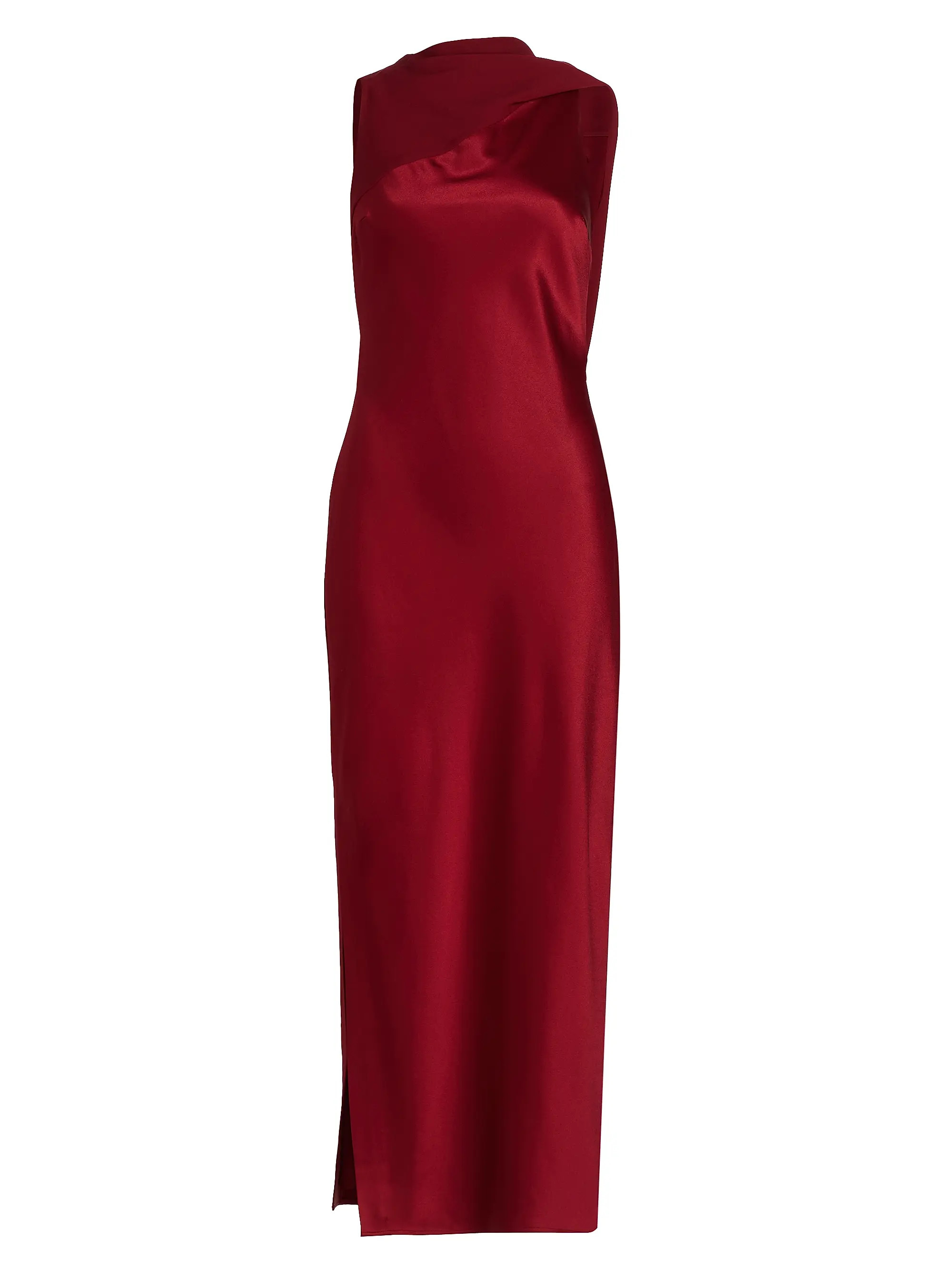 Alula Open-Back Sleeveless Satin Dress | Saks Fifth Avenue