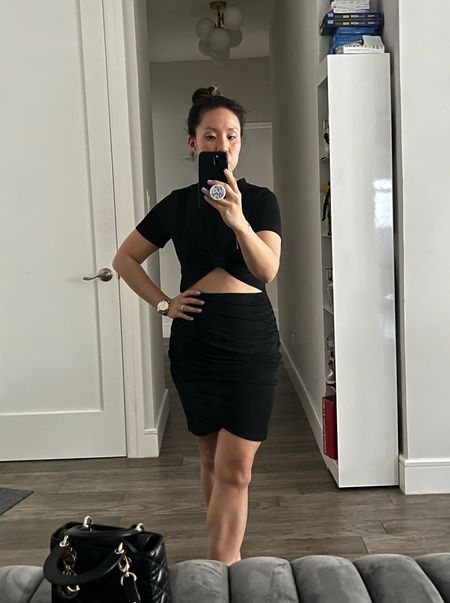 Clubbing in Vegas? Or going to a party? This one feels like a top and a skirt while fitting like a dress. It’s a little long for me, but I’m 5’2” Jersey material. Amazon find. I’m unsure about this one because of the fit, but I like the idea. What do you think?

#LTKtravel #LTKunder50 #LTKFestival
