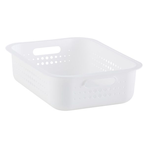 Small Nordic Basket White | The Container Store