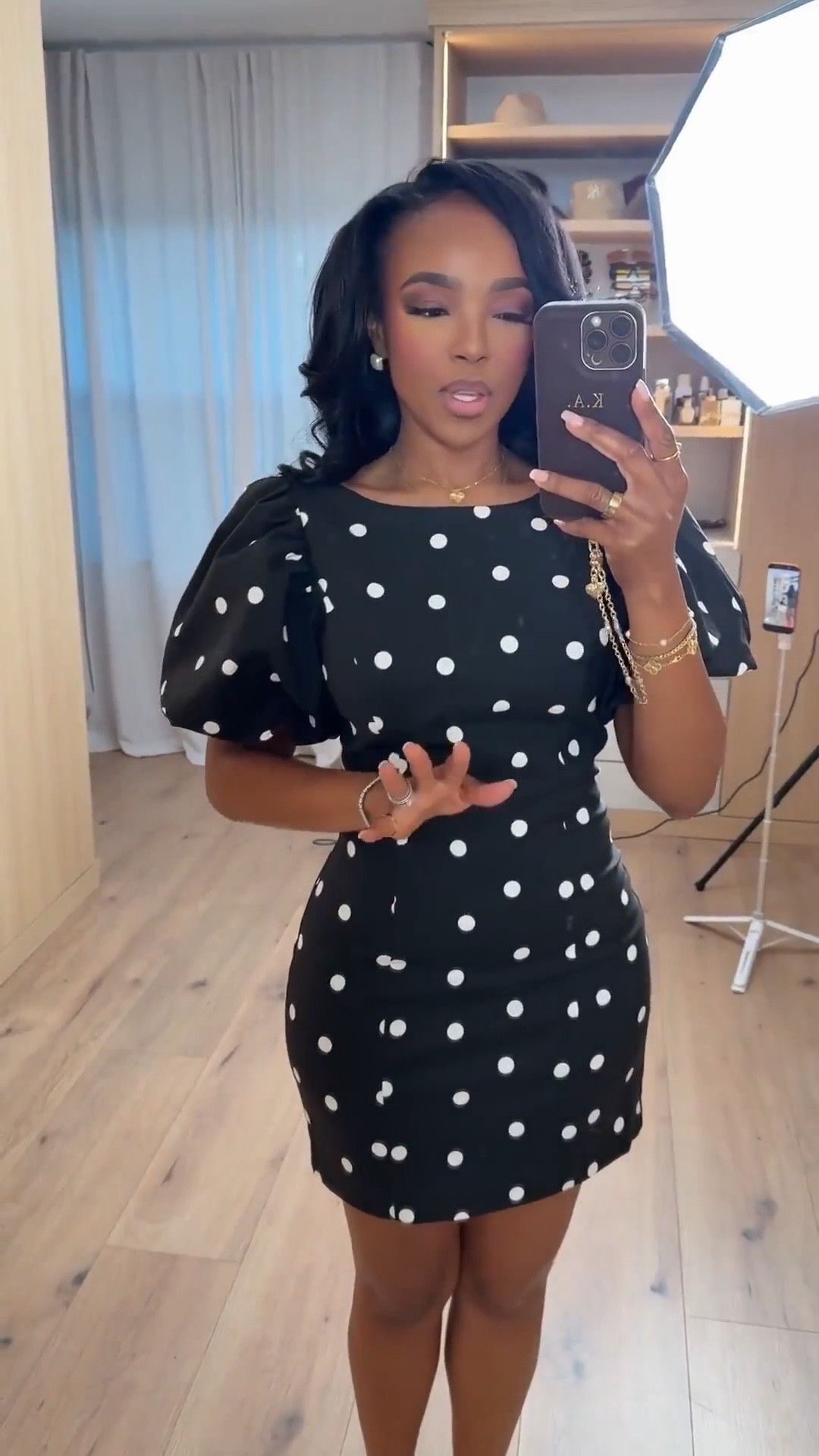 Scroll to shop!! This outfit is so cute but so girly. Chic polka dot mini dress. Perfect for date nights, dinners, or a fun night out.

#LTKootd #LTKdayinmylife #LTKPetite