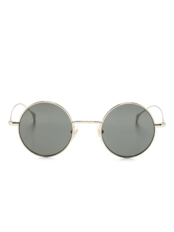 Gucci Eyewear Sonnenbrille Mit Rundem Gestell | Gold | FARFETCH DE | Farfetch Global
