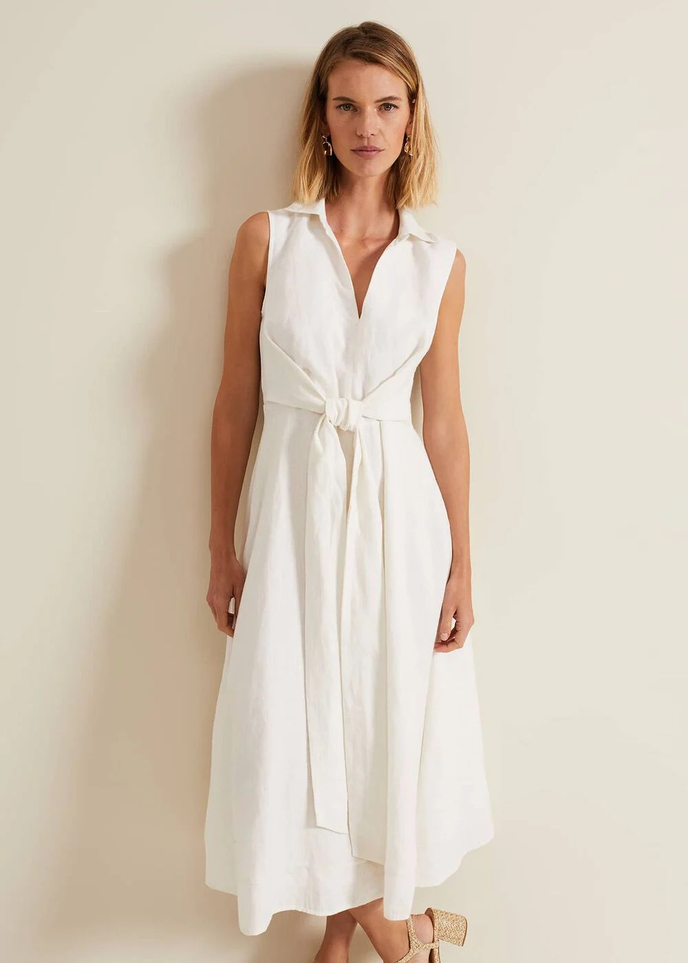 Becky Tie Front Midi Dress | Phase Eight UK | | Phase Eight