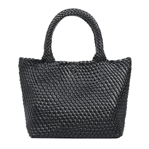 MAGICATELIER Women's Woven Leather Shoulder Bag Slouchy Luxury Large Purses | Amazon (US)