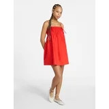 No Boundaries Cotton Poplin Smocked Mini Dress with Tie Straps, Women's XXS-XXL | Walmart (US)