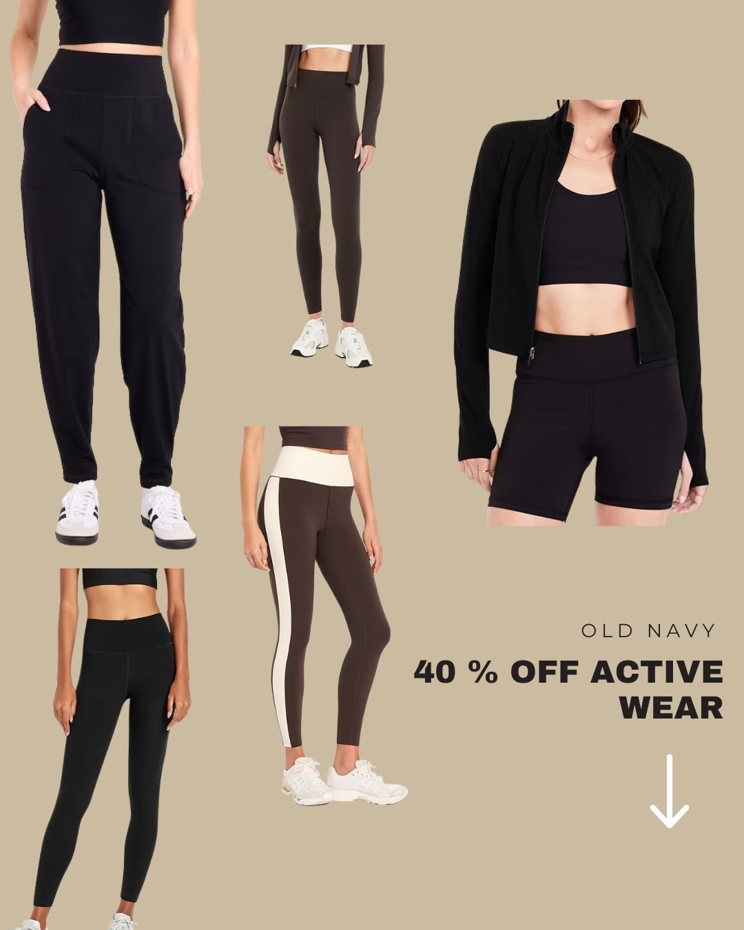 Old navy has some of my favorite active wear pieces on sale! 40% off today!! 

#LTKMidsize #LTKActive #LTKSaleAlert