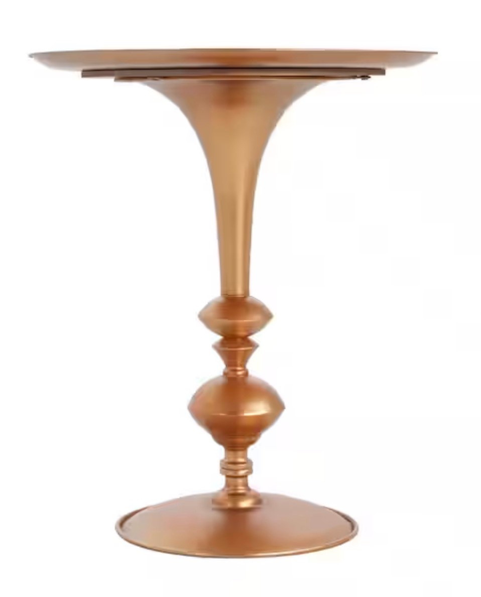 Modern Mid-Century 24.2 in. Gold Round Metal Accent End Table

#LTKHome #LTKHoliday #LTKGiftGuide