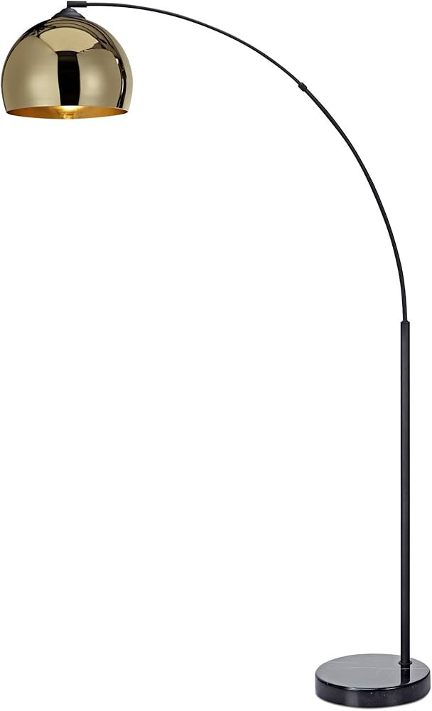 Teamson Home Arquer 66.93" Arc Floor Lamp for Living Rooms, Home Offices, Dining Rooms, Bedrooms ... | Amazon (US)