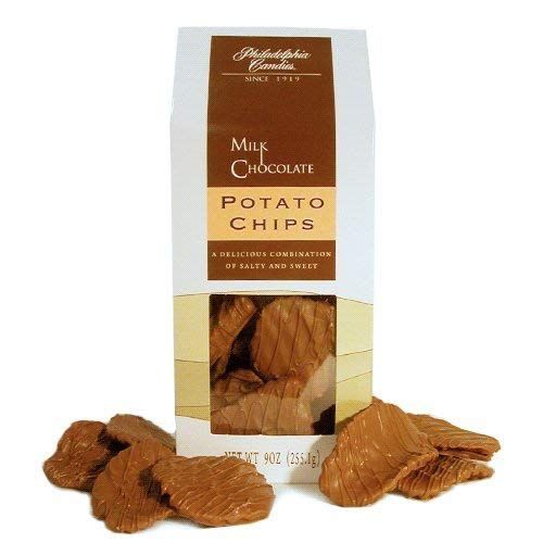 Philadelphia Candies Original Potato Chips, Milk Chocolate Covered 9 Ounce Gift Bag | Amazon (US)
