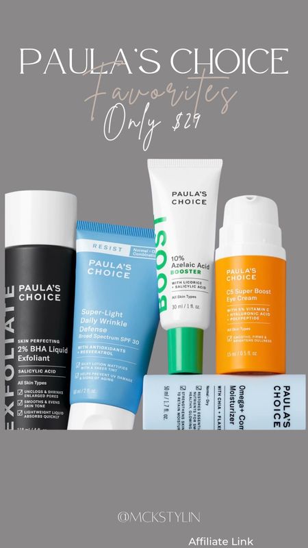 This is such a great deal on suxg great products. I absolutely love the 2% BHA liquid exfoliant 🙌 I use it every morning & night. It quickly unclogs pores and controls oil for clear, glowing skin. I have noticed such a huge difference in my skin 

#LTKSaleAlert #LTKFindsUnder50 #LTKBeauty