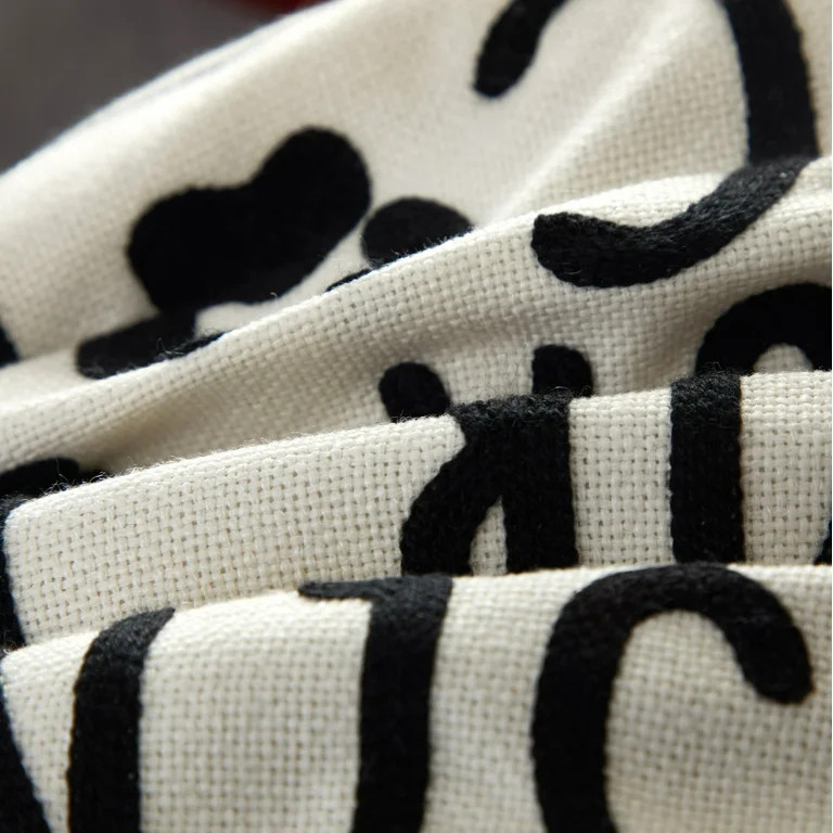 Mainstays Black and White Reserved For Dog Square Decorative Pillow, 18 in x 18 in, Polyester Fil... | Walmart (US)