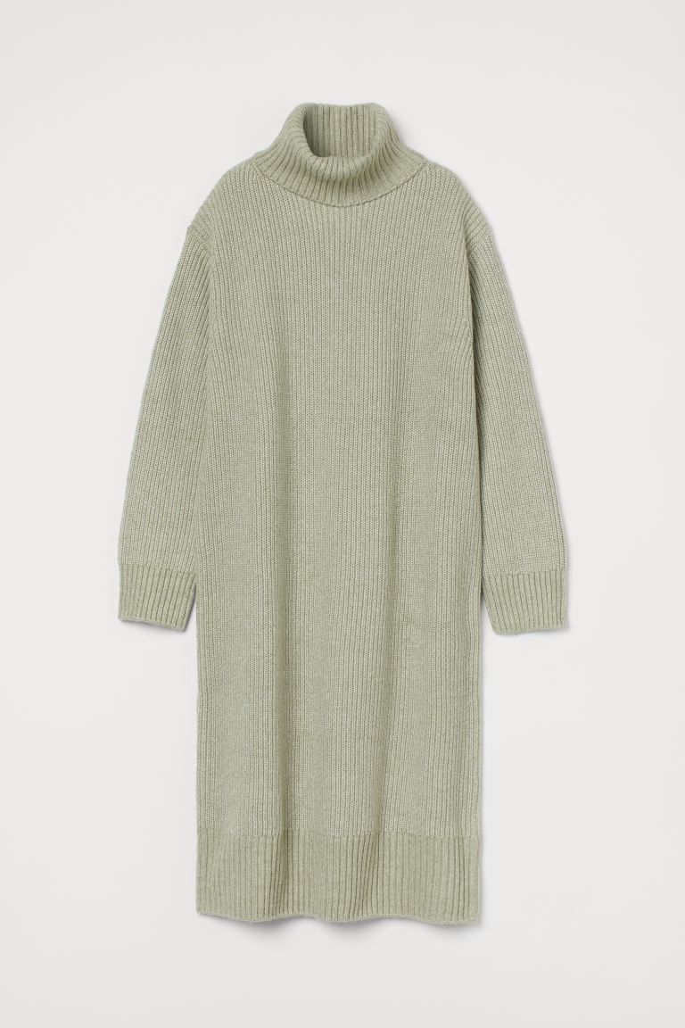 Rib-knit Turtleneck Dress
							
							$49.99 | H&M (US + CA)