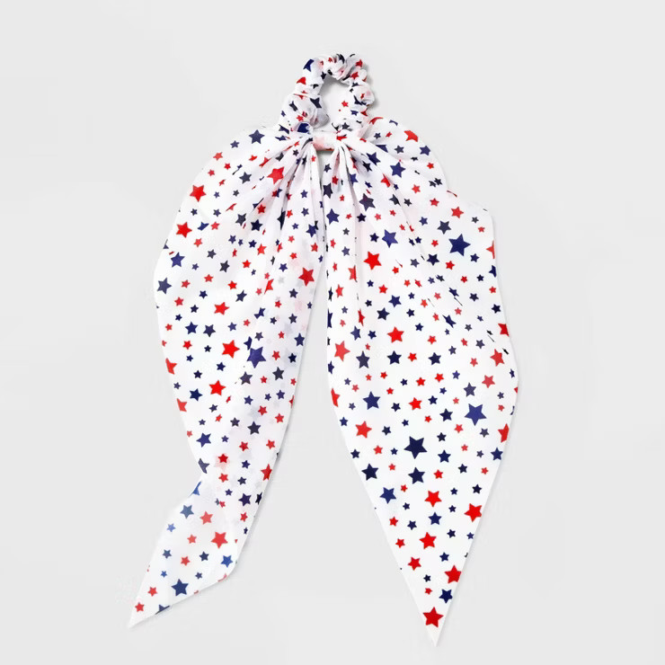 Americana Star Printed Hair Twister with Tail | Target