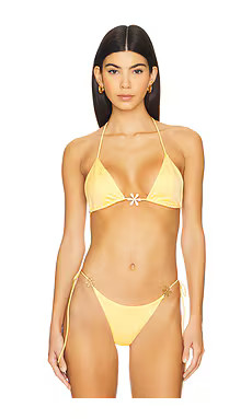 ASTA RESORT Juliana Bikini Top in Marigold from Revolve.com | Revolve Clothing (Global)
