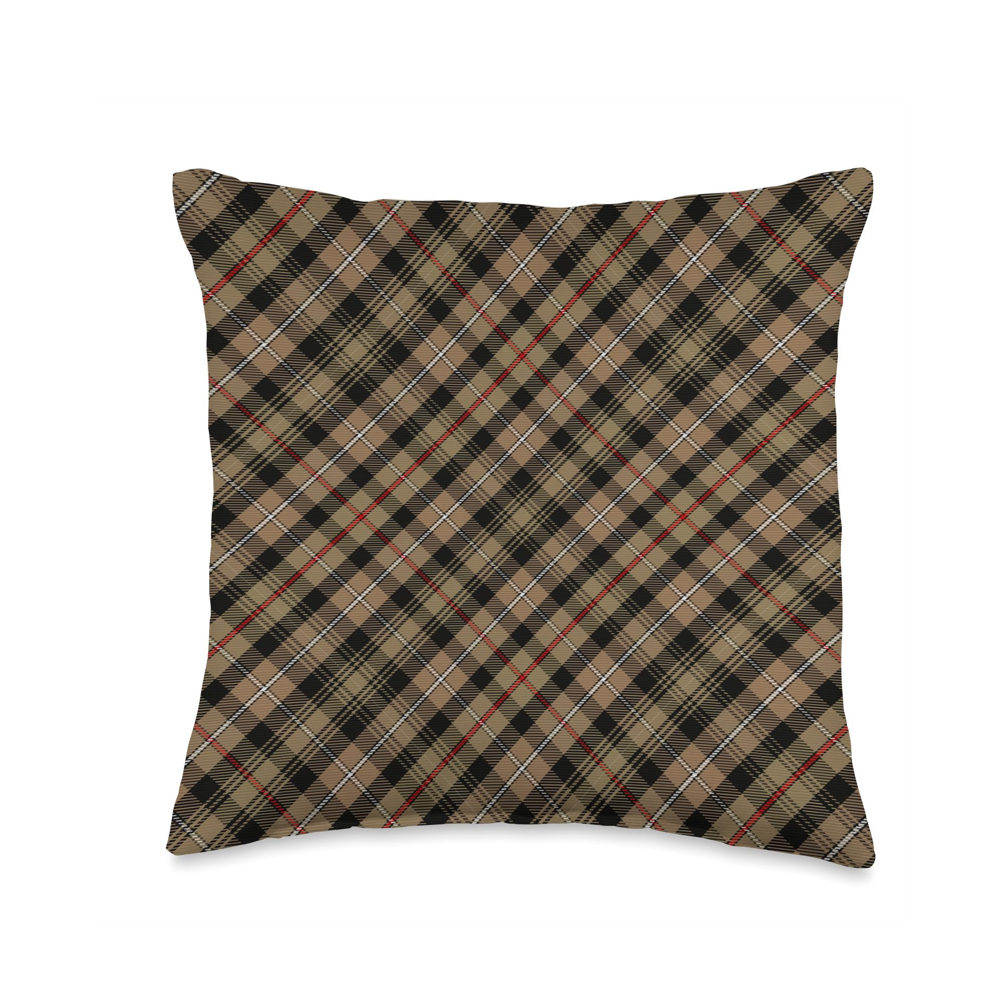 MacKenzie Tartan Scottish Family Clan Scottish Clan Mackenzie Weathered Tartan Plaid Throw Pillow... | Amazon (US)