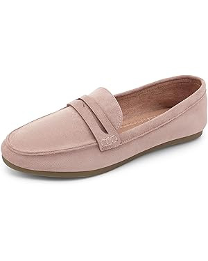 UBFEN Womens Penny Loafers Comfortable Lightweight Walking Flats Slip On Shoes for Work and Leisu... | Amazon (US)