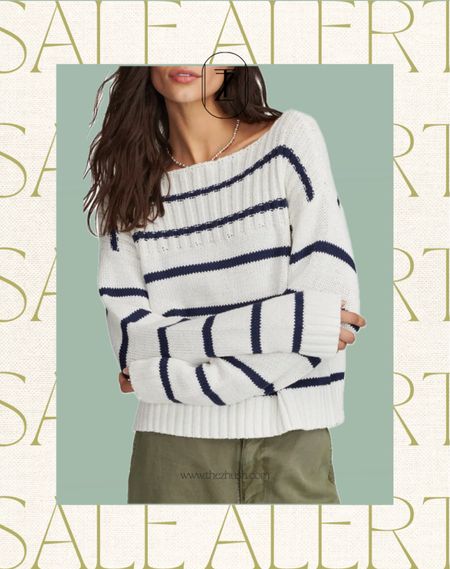 Cutest cotton boatneck summer sweater on sale under $75.

#LTKSummerSales #LTKSaleAlert #LTKFindsUnder100