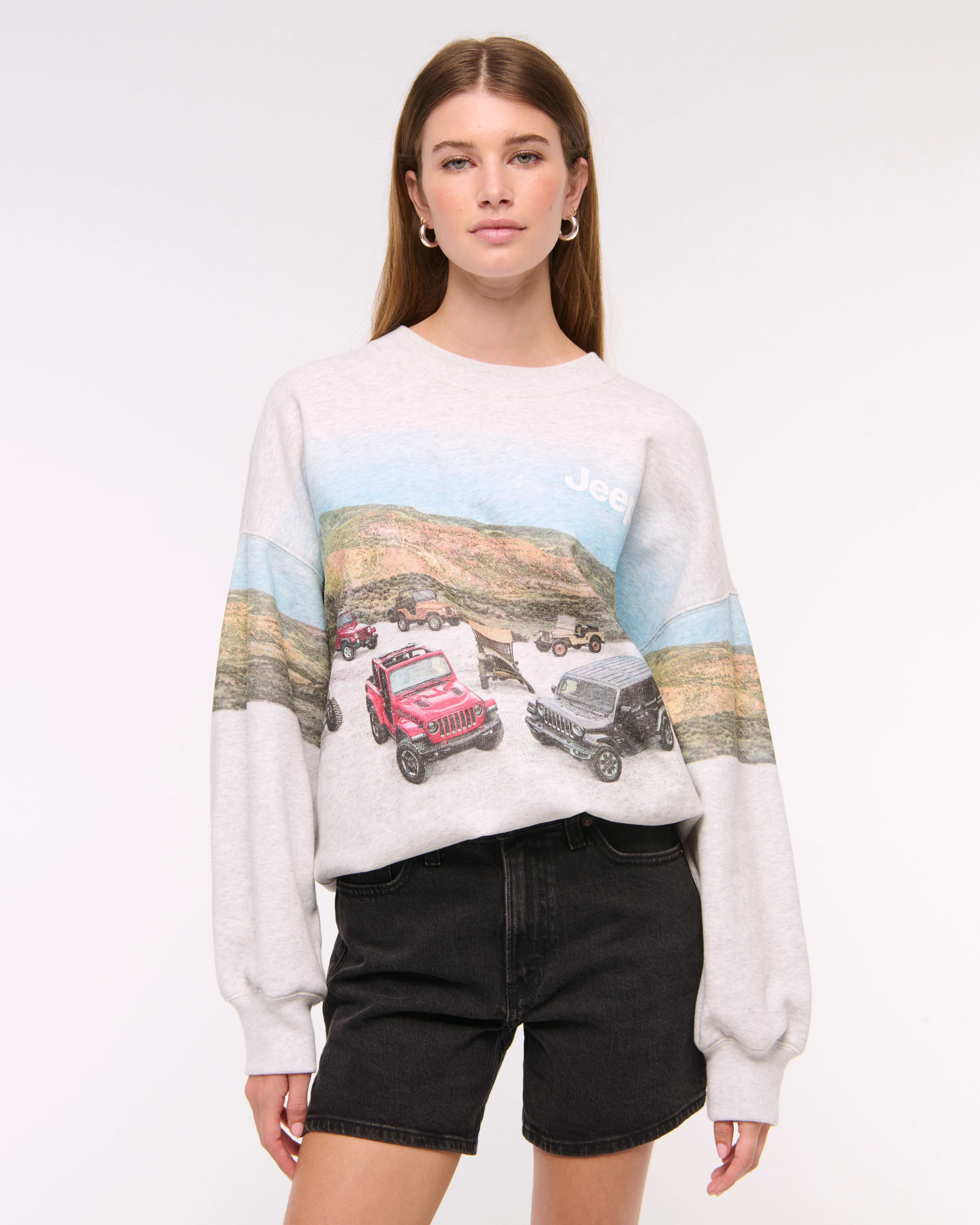 Jeep Vintage Sunday Crew | Abercrombie & Fitch (US)
